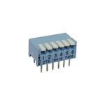 CTS 2 Way Through Hole DIP Switch SPST, Piano Actuator
