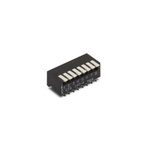 CTS 8 Way Through Hole DIP Switch SPST, Side Actuator
