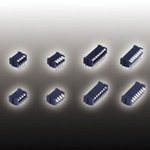 Copal Electronics Through Hole DIP Switch SPST 100 (Non-Switching) mA, 100 (Switching) mA Slide