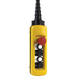 XACA4714 | Schneider Electric 4 Button Push Button Pendant Station - 1 NC+4NO, XACA, Red, Round, IP65