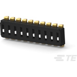 TE Connectivity 10 Way Surface Mount DIP Switch SPST, Recessed Actuator