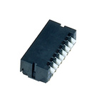 NIDEC COPAL ELECTRONICS GMBH 8 Way PCB Piano Dip Switch 8PST, Piano Actuator