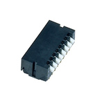 NIDEC COPAL ELECTRONICS GMBH 8 Way PCB Piano Dip Switch 8PST, Piano Actuator