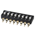 CUI 2 Way Surface Mount DIP Switch SPST, Raised Actuator Actuator