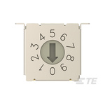 TE Connectivity 10 Way Surface Mount Rotary Switch 10P, Screwdriver Actuator