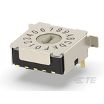 TE Connectivity 16 Way Surface Mount Rotary Switch 16P, Screwdriver Actuator