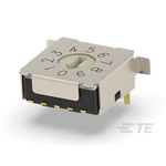 TE Connectivity 10 Way Surface Mount Rotary Switch 10P, Screwdriver Actuator