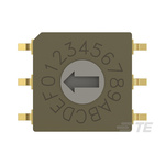 TE Connectivity 16 Way Surface Mount Rotary Switch 16P, Screwdriver Actuator