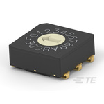 TE Connectivity 16 Way Surface Mount Rotary Switch 16P, Screwdriver Actuator