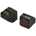 TE Connectivity 10 Way Through Hole DIP Switch 10P, Rotary Flush Actuator