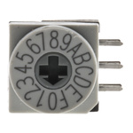 Hartmann 16 Way Through Hole DIP Switch, Slot Actuator