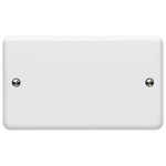 MK Electric White 2 Gang Blanking Plate