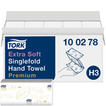 100278 | Tork Tork QuickDry™ Extra Soft Premium Folded White 115 x 226 (Folded)mm Paper Towel 2 ply, 200 Sheets