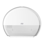 555000 | Tork White Plastic Toilet Roll Dispenser, 132mm x 275mm x 345mm