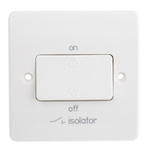 MK Electric White Logic Plus Fan Isolator Switch