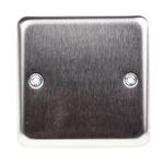 MK Electric 1 Gang Stainless Steel Blanking Plate
