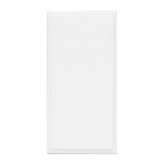 Contactum White 1 Gang Light Switch Cover