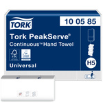 100585 | Tork Tork PeakServe® Continuous® Hand Towel Folded White 84 x 201mm Paper Towel, 410 Sheets
