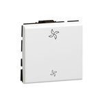 Legrand White Mosaic Fan Isolator Switch