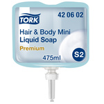 420602 | Tork Hair & Body Body Wash & Shampoo with Dermatologically Tested - 475 ml Cartridge