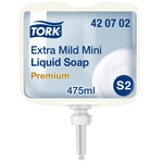 420702 | Tork Extra Mild Mini Hand Cleaner & Soap with Anti-Bacterial Properties with EU Ecolabel - 475 ml Bottle