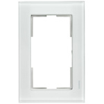 Siemens White 2 Gang Frame