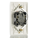 MK Electric White Rocker Light Switch, Logic Plus