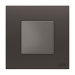 ABB Black 1 Gang Blanking Plate