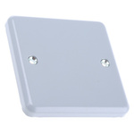 MK Electric Silver 1 Gang Blanking Plate