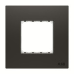 ABB Black 1 Gang Stainless Steel Mounting Frame