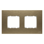 ABB Gold 2 Gang Frame