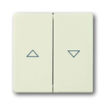 ABB White Blind Control Switch, 2CKA001751A Series