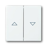 ABB White Blind Control Switch, 2CKA001751A Series