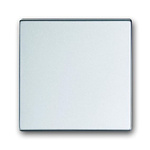 ABB Silver 1 Gang Light Switch Cover
