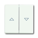ABB White Blind Control Switch, 2CKA001751A Series