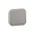 Legrand Grey Push Button Light Switch, 1 Way