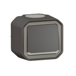 Legrand Grey Push Button Light Switch, 1 Way