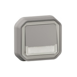 Legrand Grey Push Button Light Switch, 1 Way