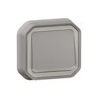 Legrand Grey Push Button Light Switch, 1 Way