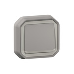 Legrand Grey Push Button Light Switch, 1 Way