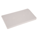 MK Electric White 2 Gang Blanking Plate
