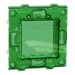 Schneider Electric Green, Transparent 1 Gang Frame