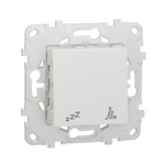 Schneider Electric White Rocker Switch, 2 Way, 2 Gang, New Unica