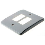 MK Electric White 2 Gang Light Switch Cover