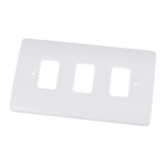 MK Electric White 3 Gang Light Switch Cover