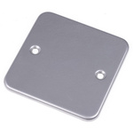 RS PRO Grey 1 Gang Blanking Plate