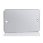 RS PRO Grey 2 Gang Blanking Plate