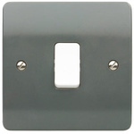 MK Electric Rocker Light Switch, 2 Way, 1 Gang, Logic Plus
