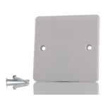 RS PRO White 1 Gang Blanking Plate