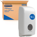 6946 | Kimberly Clark White Plastic Toilet Paper Dispenser, 170mm x 350mm x 380mm